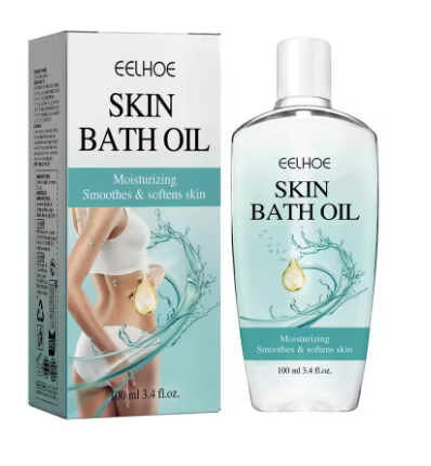 Eelhoe 100ml Body Cleansing Bath Oil Exfoliator Moisturizing Skin Repairing Brighten Body Wash Skin Exfoliating Dirt Shower Oil