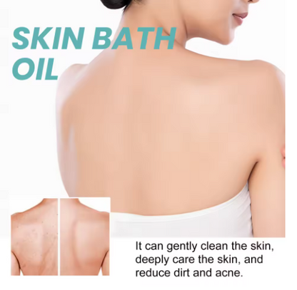 Eelhoe 100ml Body Cleansing Bath Oil Exfoliator Moisturizing Skin Repairing Brighten Body Wash Skin Exfoliating Dirt Shower Oil